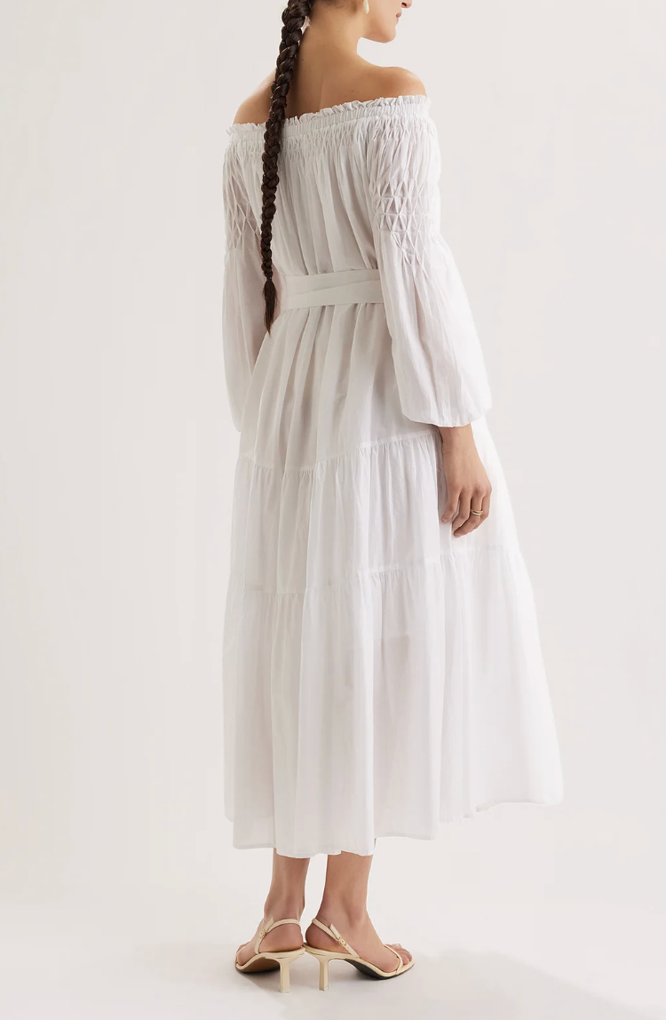 Zaria Dress - White