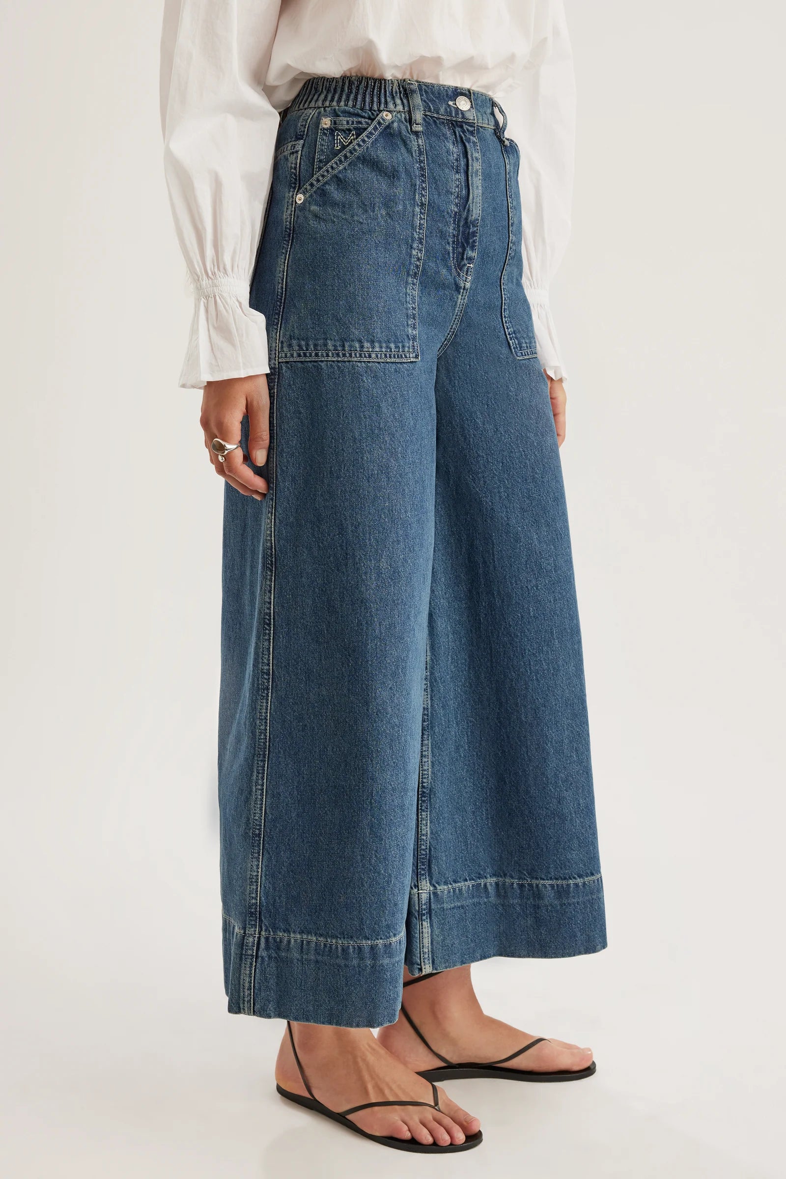 Violette Jean - Mid-Blue Wash